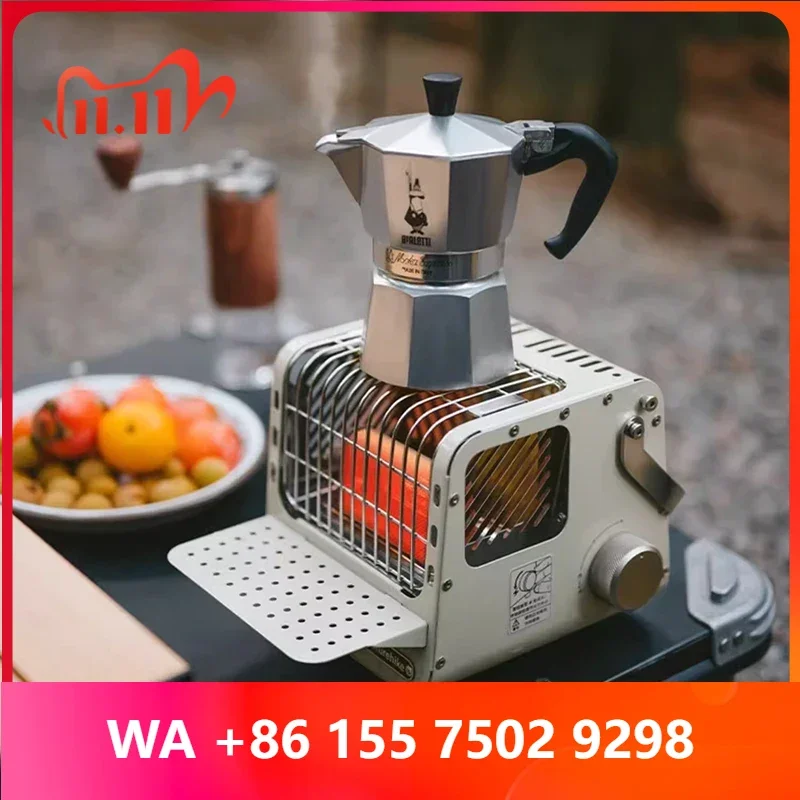 Mini cassette heater Outdoor tea making stoe Camping tent heater Por heater 1.1