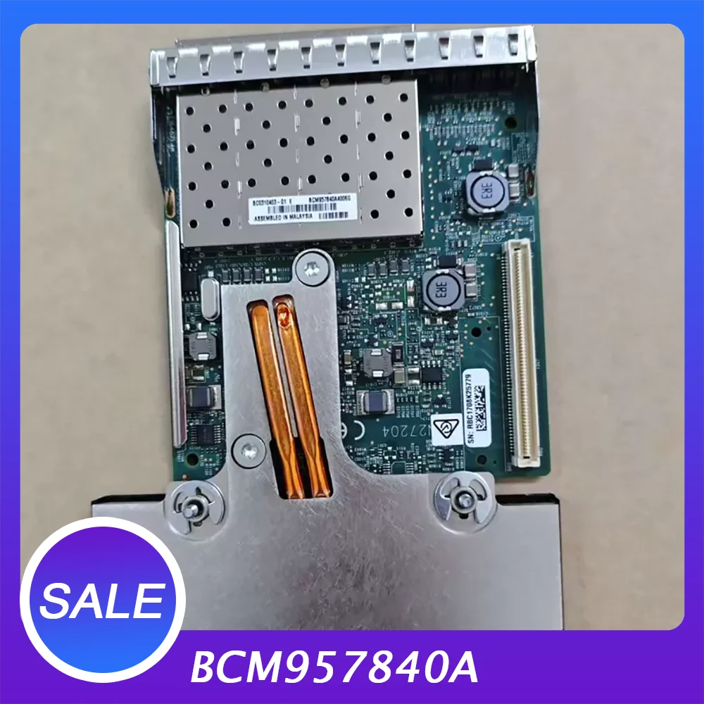 

0XGRFF Четырехпортовая сетевая карта 10G для оптоволоконных сетей BCM957840A