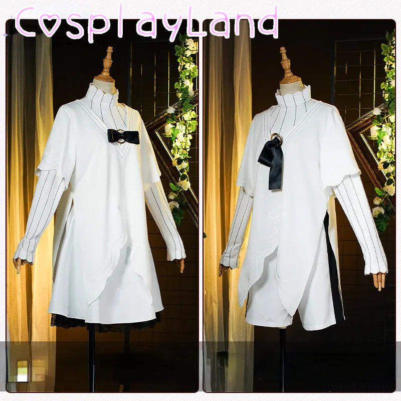 

Reverse:1999 Childhood Choir School White Uniform Daily Wear Cosplay Costume Game Suit Role Play Halloween Party Outfit Unisex