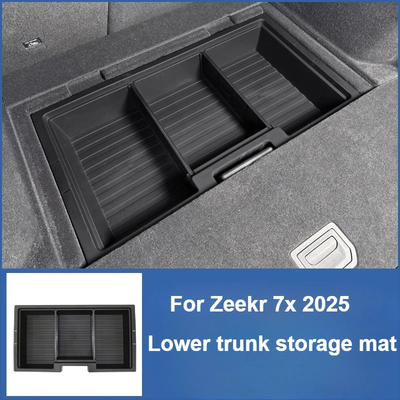 Good Quality NewFor Zeekr 7x 2025 2026 Trunk Storage Box Under-Trunk Storage Box Divider Interior Modification Accessories