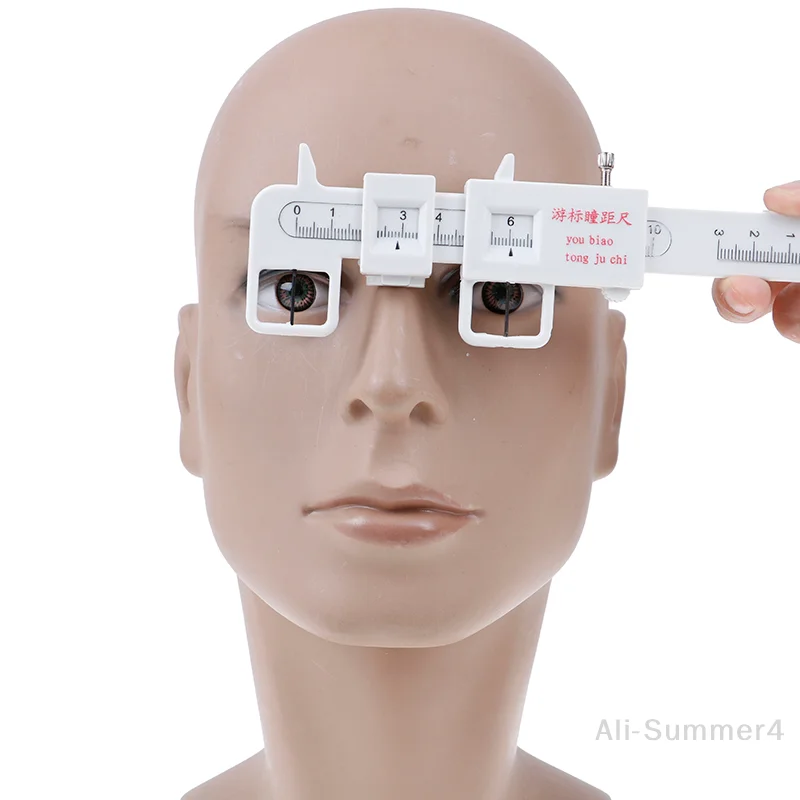 1X Measure Optical Vernier PD Ruler Pupil Distance Meter Eye Ophthalmic Tool
