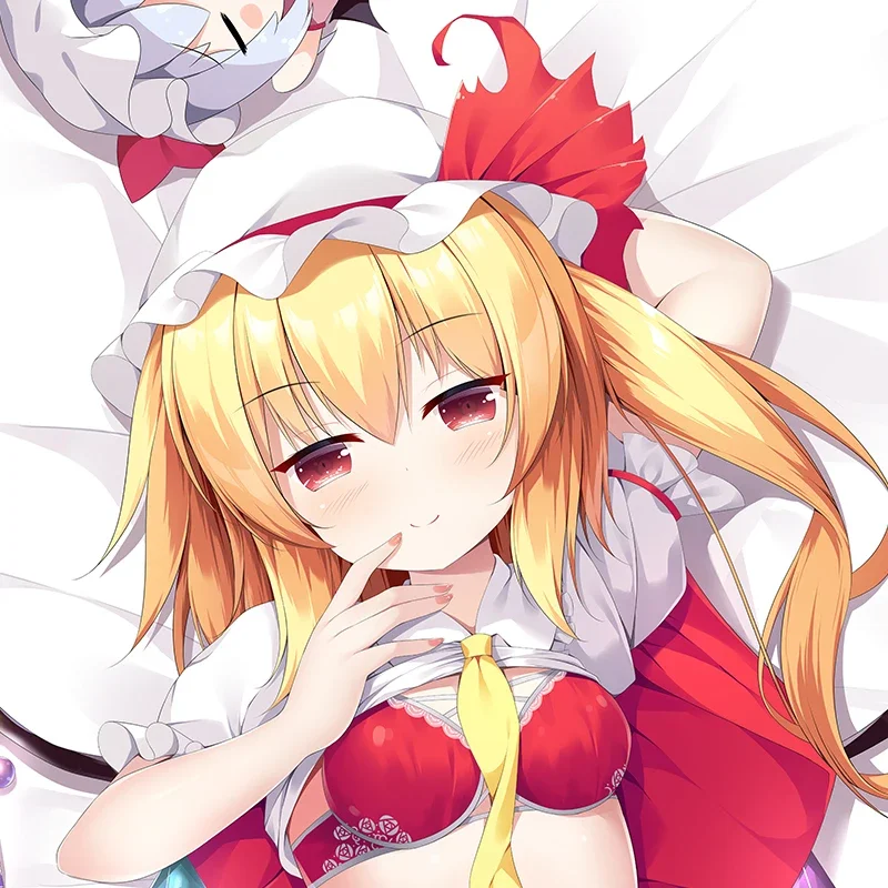 

Flandre Scarlet Dakimakura Touhou Project Hugging Full Body Pillow Case Cushion Cover Pillowcase Home Bedding Pillowcover Decor