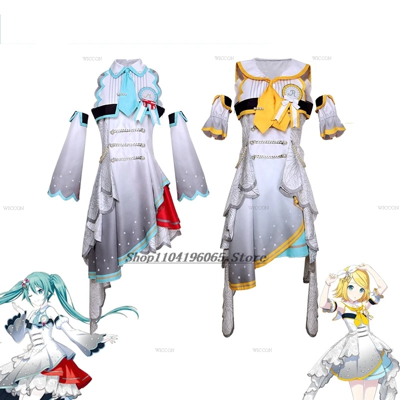 Anime Game Project Sekai Colorful Stage Cosplay Dive Mikuo Rin Halloween Costumes Uniform Wig Dress Cosplay Lolita Outfit 2024