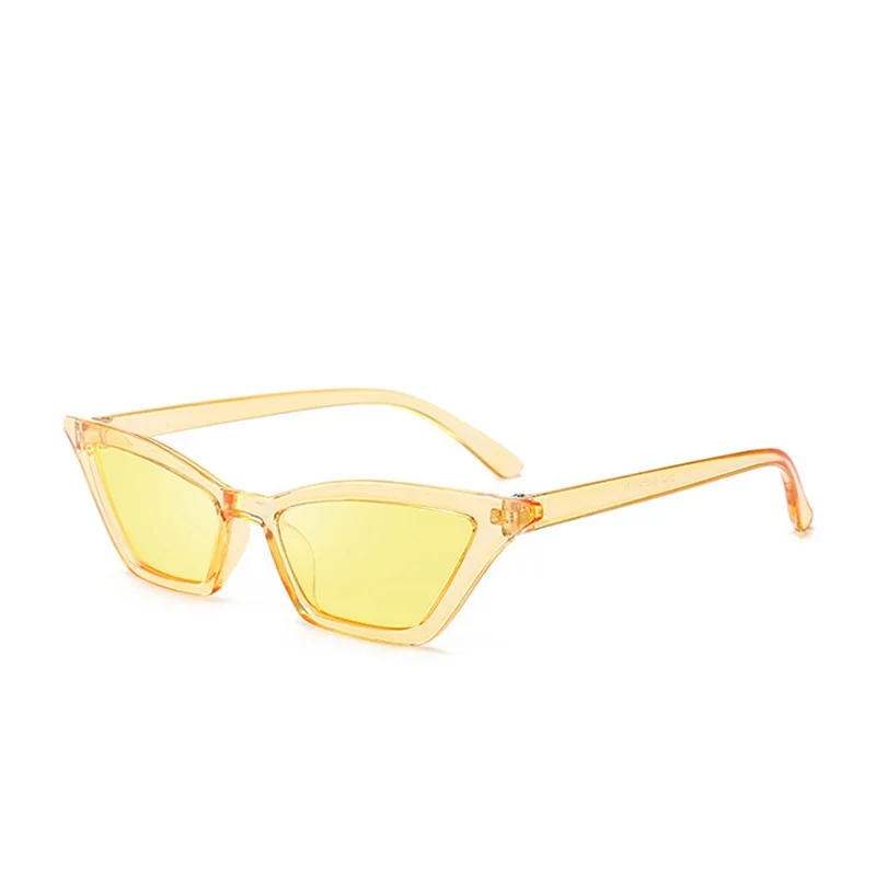 Small Frame Sunglasses Women Colorful Transparent Sun Glasses for Women Shades Eyewear Punk Style Retro Moto Accessories Decor