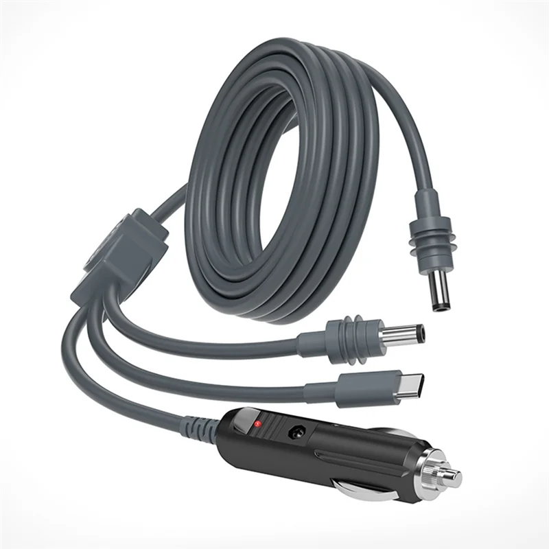 

AY14 — для Starlink Mini Кабель питания, для Starlink Mini USB C — кабель питания постоянного тока для Starlink Mini 3 в 1 5,5 х 2,1 мм 20AWG