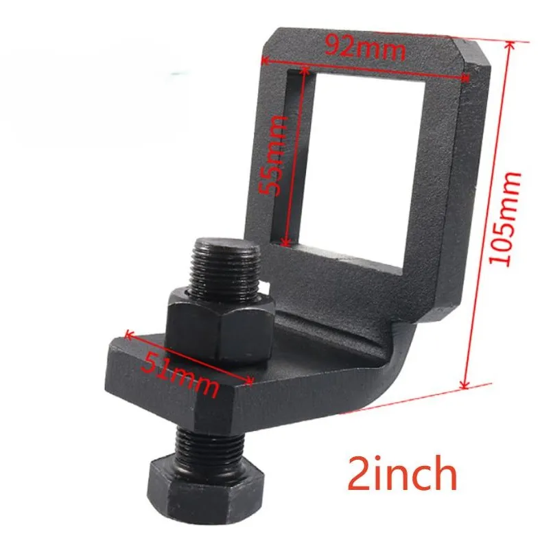 2 Inch and 2 5 Inch RV Trailer Hitch Clamp Heavy Duty Steel with Anti Vibration Fastener for Secure and Quiet Trailer Connection