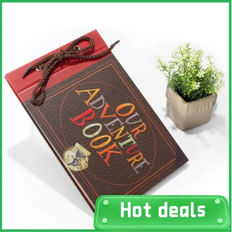 

AC62-Scrapbook Photo Album,Our Adventure Book Scrapbook,For Anniversary, Wedding, Travelling, (Adventure Book) Durable