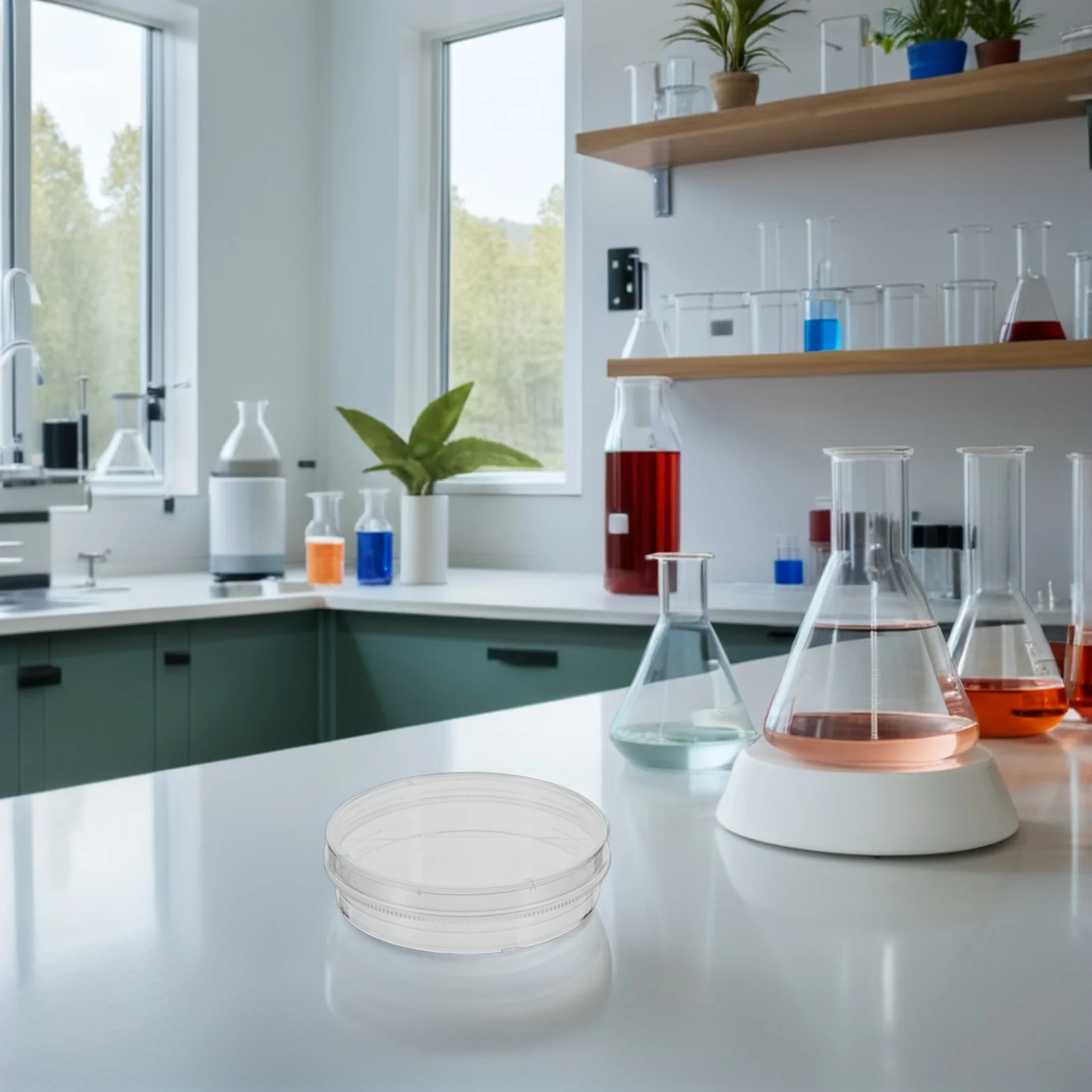 10 قطعة ثقافة الخلايا البلاستيكية أطباق بتري واضحة 60 مللي متر والعتاد حواف غطاء العلوم تجربة مختبر لوحات الأنسجة علم الأحياء الدقيقة ثقافة طبق #4