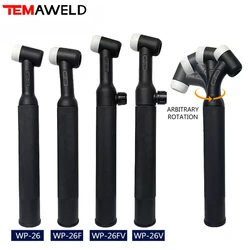 WP26FV WP26V WP26F WP26 TIG Torch Body Argon Welding Torch Head WP26 Valve Flex Air Cooled Gas Tungsten Arc Welder