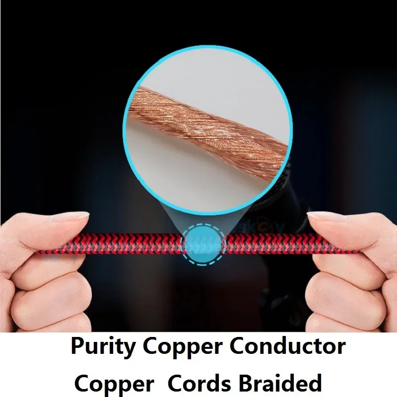 Стерео кабель 3,5 мм на двойной разъем 6,35 мм 1/4 дюйма TS Mono Мужской аудиокабель для телефона, ноутбука, микшера, консоли, усилителя, экранированные шнуры для динамика