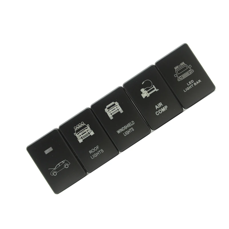 

Auto Accessories Front Hood Reverse Light Button AIR Comp DRL Light Bar Switch With Wire For Toyota Camry Prius Corolla PRADO