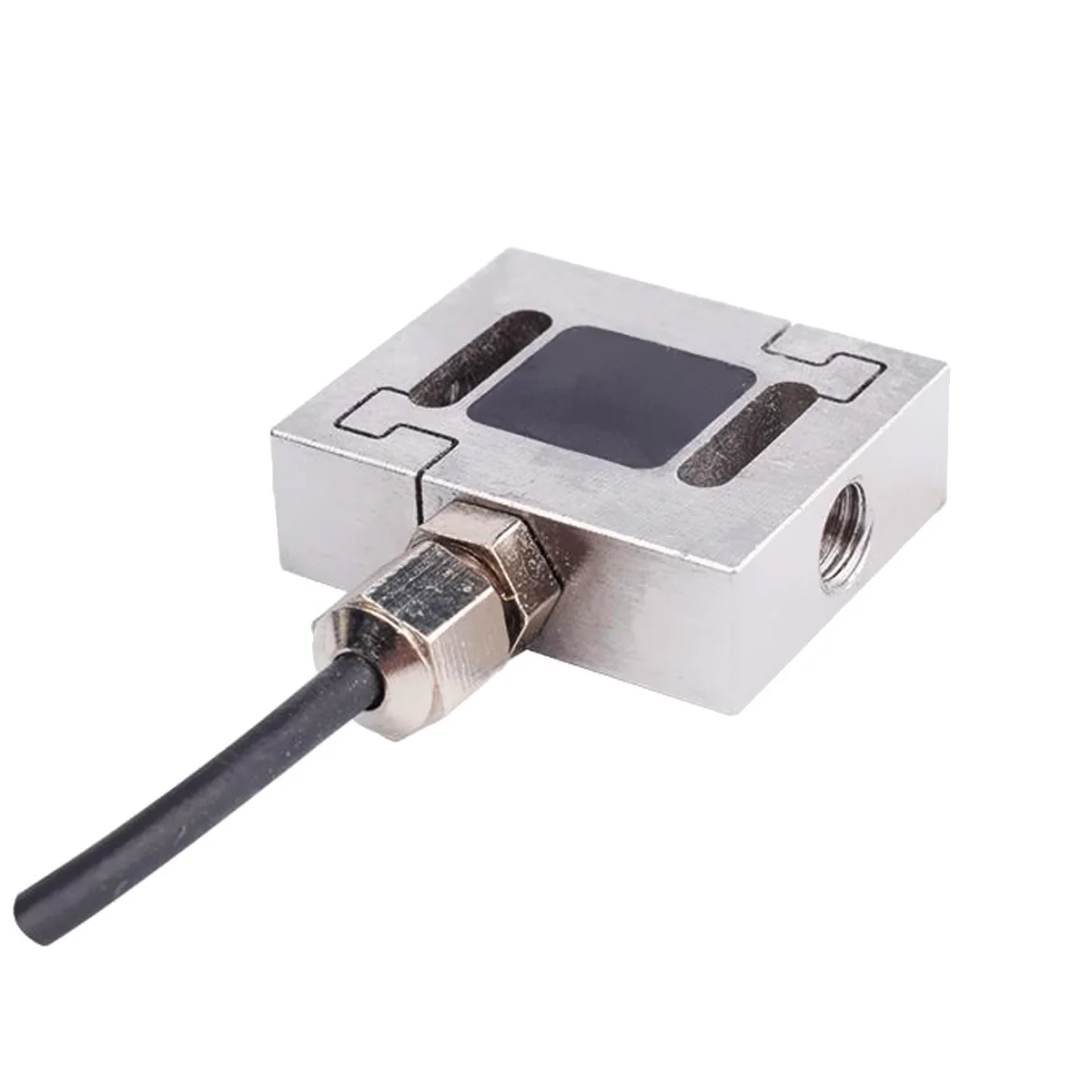 Célula de carga de tensión tipo S, Sensor de fuerza de compresión extensible de 10 ~ 2000n, Sensor de fuerza de pesaje de acero inoxidable 10N 20N 30N 50N 100N