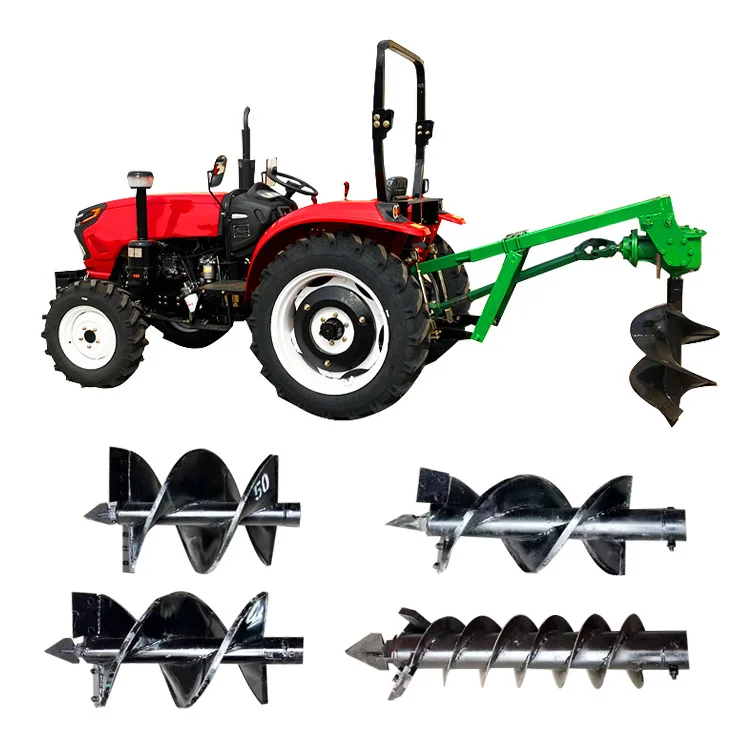 

Construction Machinery Excavator and Tractor Ground Drilling Machine for Road Greening and Tree Planting