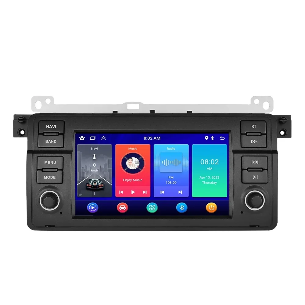 7inch Android 13 For Bmw E46 Car Radio 2din Android Auto carplay radio Gps Navigation Multimedia