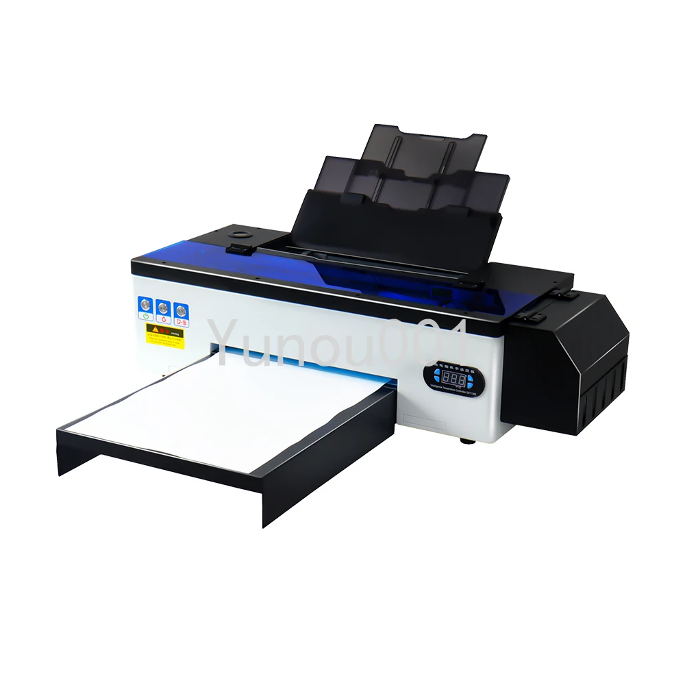 Direct To Film Transfer Printer with Roller Feeder for Preheating of Dark and Light Colored T-shirts A3 DTF Printer