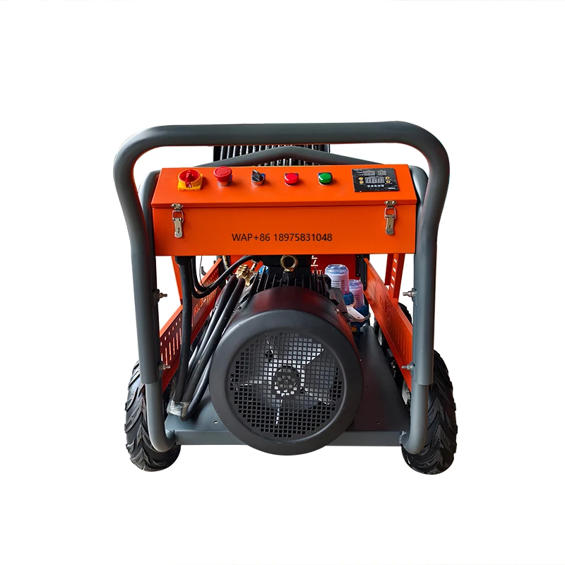

New Hydro Jetting Pump TWO Cylinder Electric High-pressure Pipe Dredging Cleaning Machine 380V