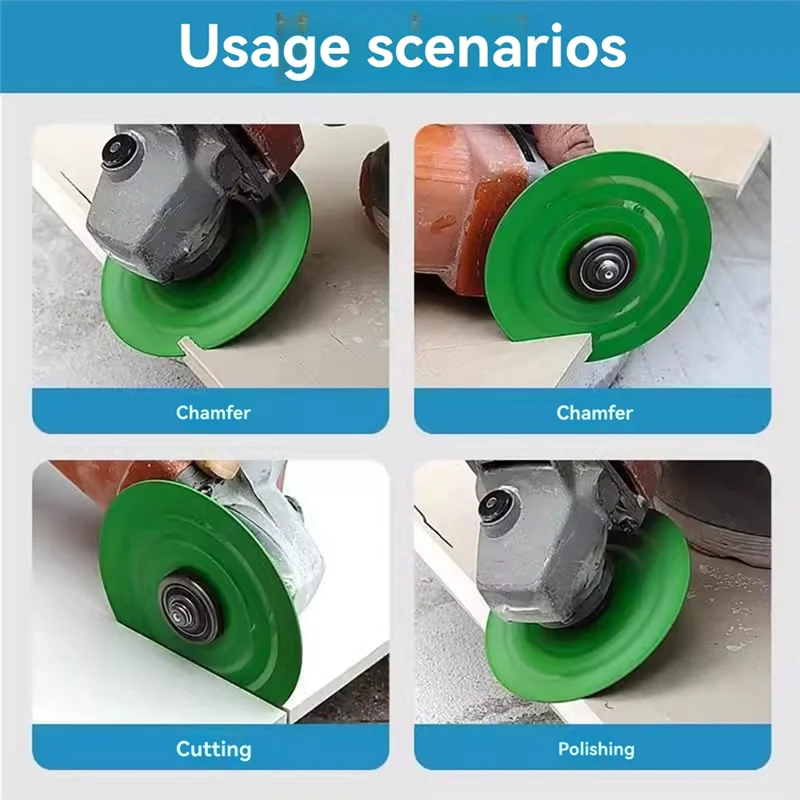 

A38Q-5PCS Super Thin Tile Cutting Disc 115Mm Diamond Marble Saw Blade Porcelain Glass Granite Jade Grinding Wheel Disc