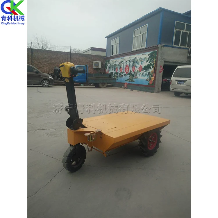 500kg Electric Hand-propelled Truck Small Flat Car Labor-saving Machine Transport Vehicle for Construction Site Use Pro