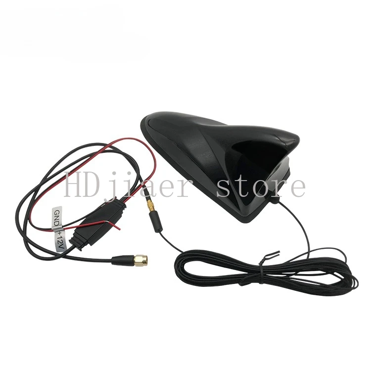 Shark fin car DTMB high gain digital TV with GPS enhanced signal 2-in-1 antenna