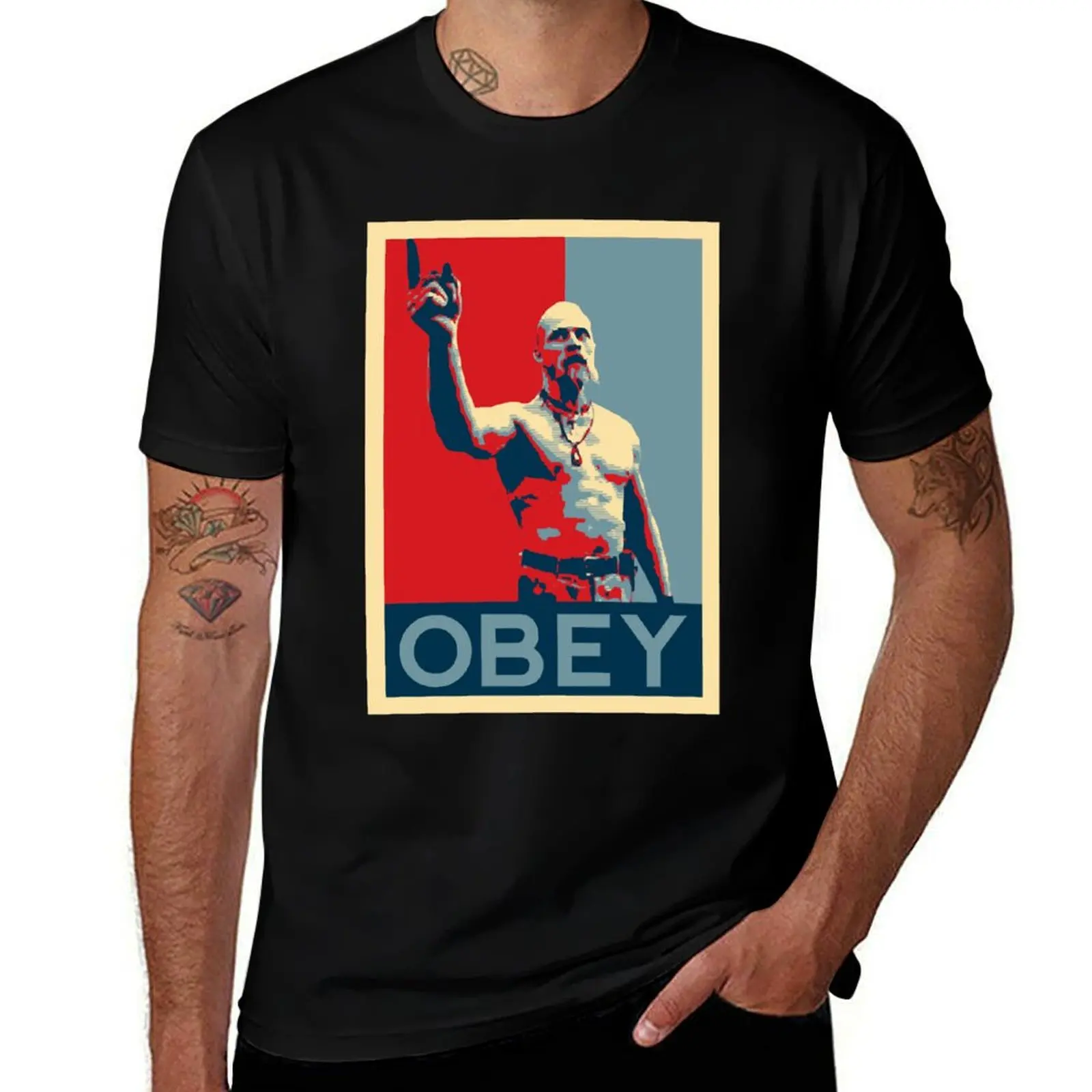 Techno Viking T-Shirt Large Size Basic Casual T-Shirt