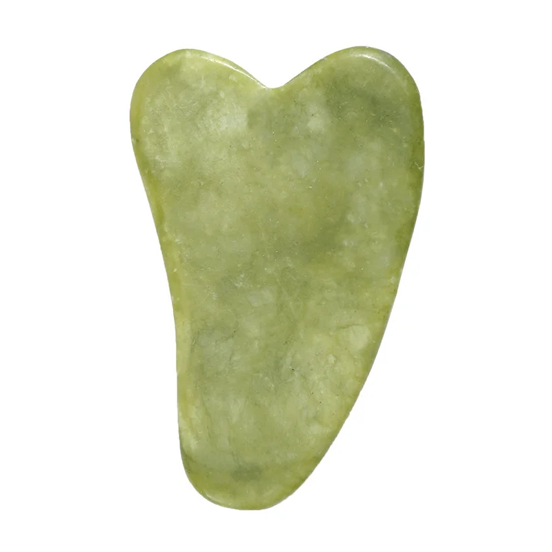 1PC Natural Jade Stone Gua Sha Board Massage Guasha Scraper Plate Face Beauty Health Massager Tools For Face Neck Back Skincare