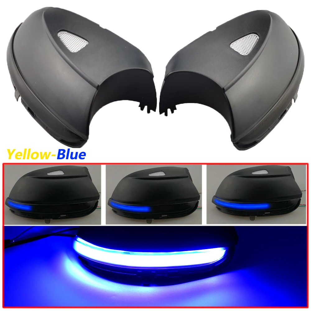 2pcs For VW Passat B7 CC Scirocco Dynamic Blinker Side Mirror indicator For EOS Light Beetle 2011 2014 LED Turn Signal Light