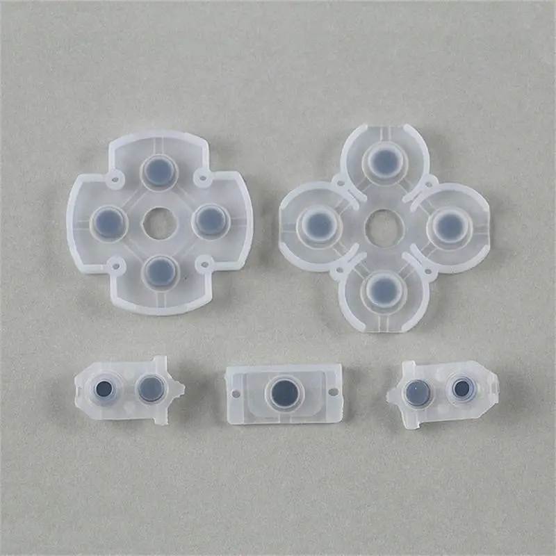 1 Set Silicone Conductive Rubber Pads For PS4 Game Controller For Dualshock 4 Buttons Repair Replacement Part Games Accessories