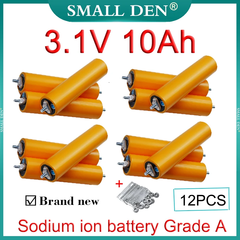 

12 шт. Новый 3,1 в 10 Ач литий-ионный перезаряжаемый аккумулятор 10000 мАч КЛАСС A 20C высокий разряд «сделай сам» 12 в 24 В инвертор для электроигрушечного автомобиля фонарика