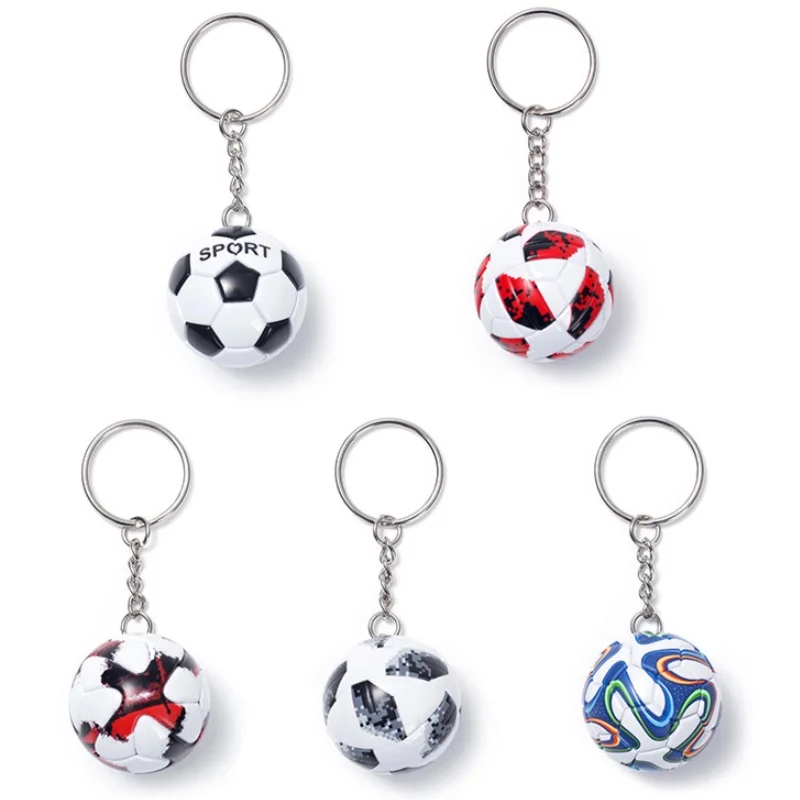 Neuer Fußball-Schlüsselanhänger, Mini-süßer Fußball-Schlüsselanhänger, ideal für Jahreszeitspreise, Rucksäcke, Schlüsselanhänger, Partygeschenke, Team-Souvenir – Detail 2