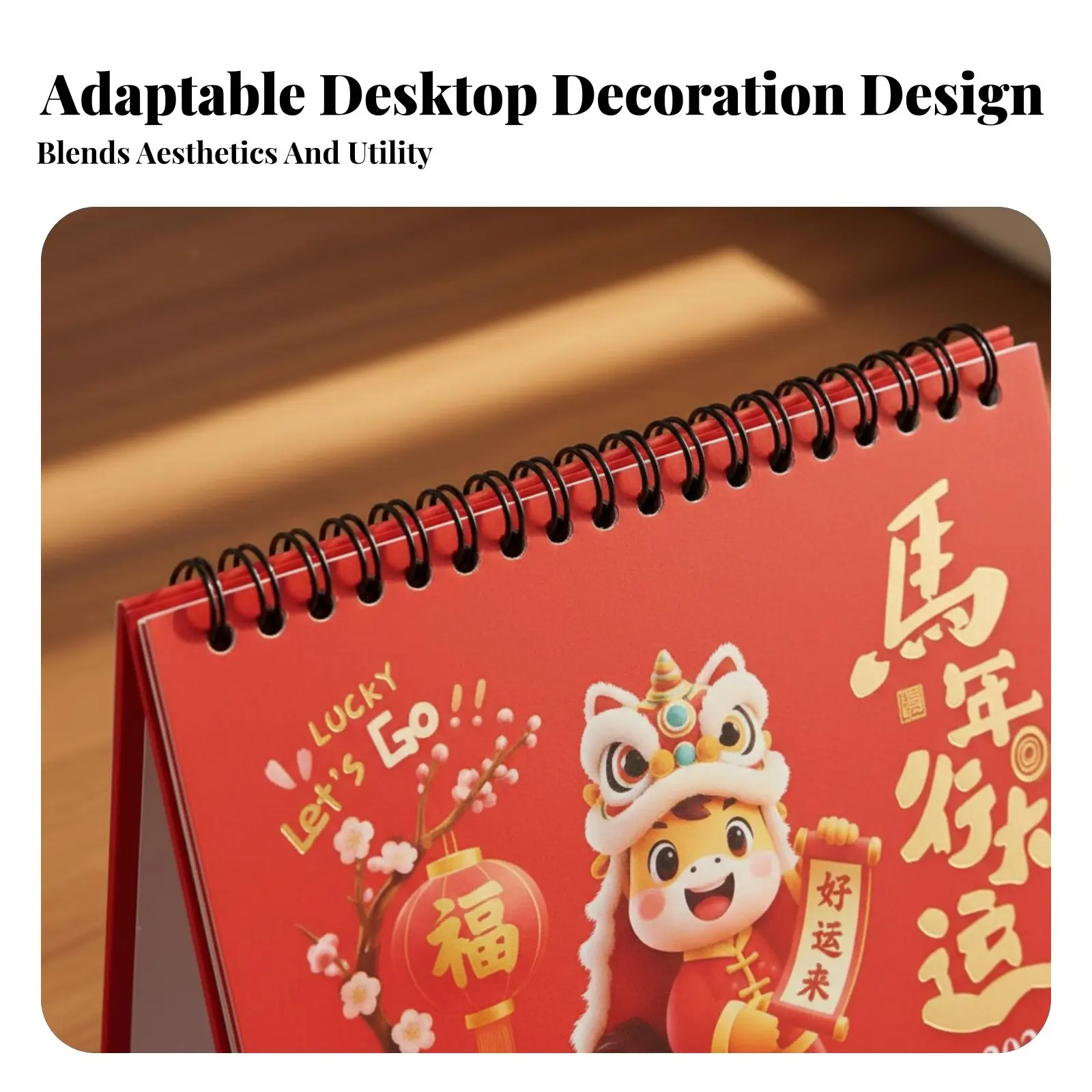 

Креативный мультяшный календарь, ежемесячный планировщик с кружевной каймой, настольный блокнот