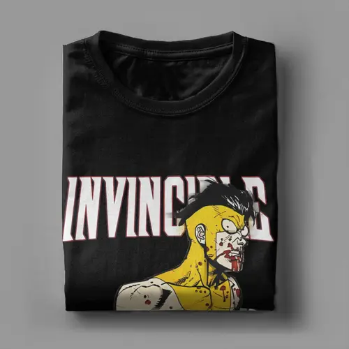 Imagen 2 del producto Invincible Hero Manga, recién llegados, camisetas para hombres y mujeres, camiseta 100% de algodón, ropa