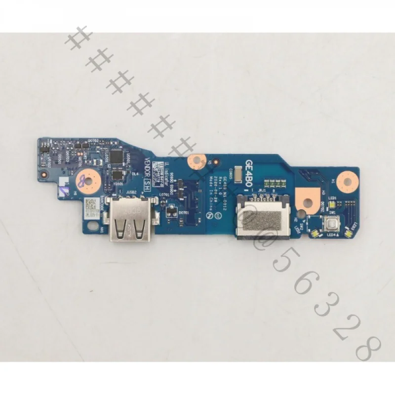 WAA+For Lenovo ThinkPad E14 Gen2 New Original IO USB Power Switch Board With FPR Fingerprint PN NS-D012 Laptop RJ45 Lan Port Fin