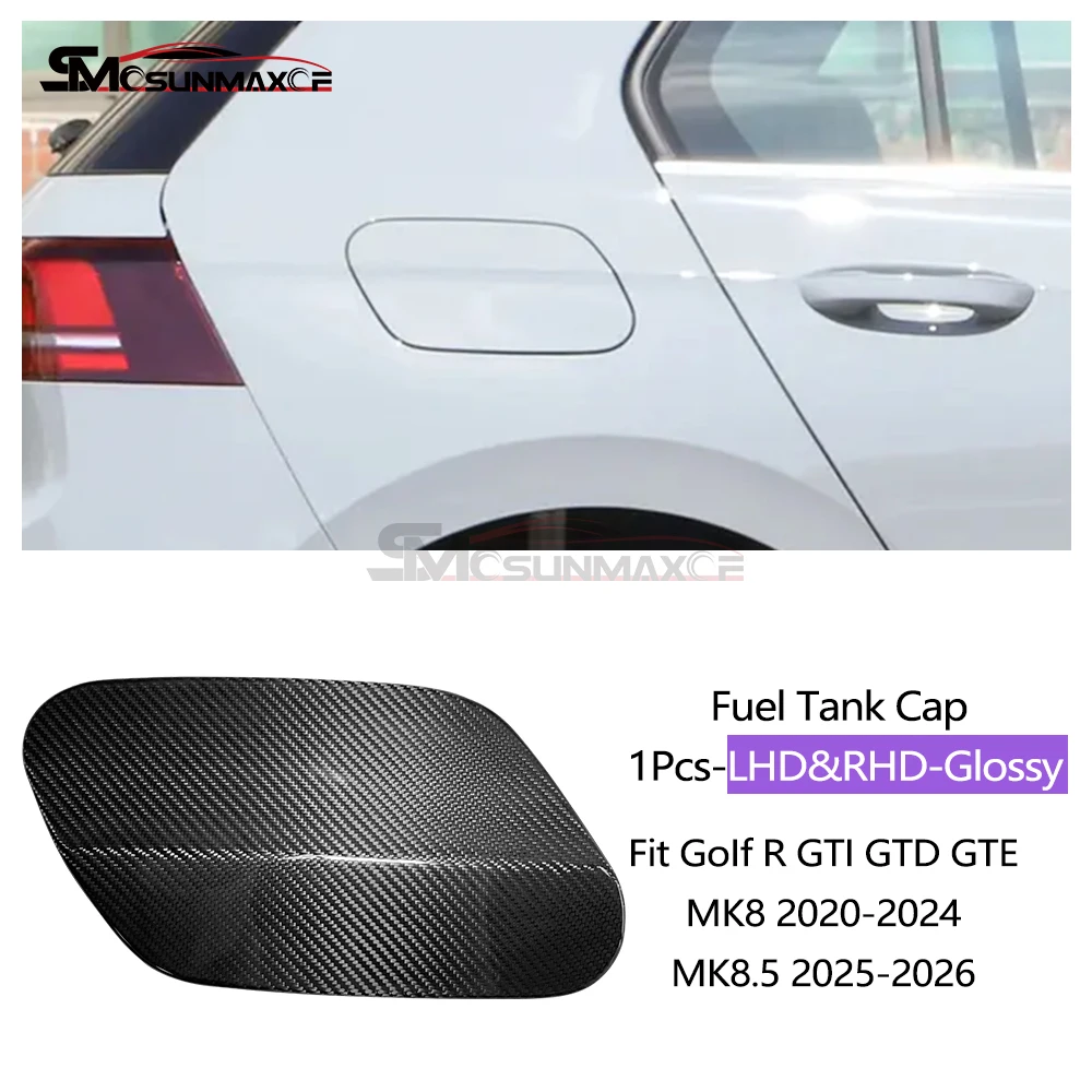Interieurkit van carbon fiber voor Golf R GTI GTD GTE Golf 8 MK8 Golf 8.5 MK8.5 2020-2026, dashboard, centrale bediening, raamschakelaarpaneel