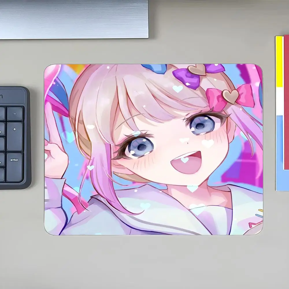 Anime N-Needy G-Girls O-Overdose MINISO Mouse Pad Anime Game Mouse Pad High Quality Small Desk Pad Rubber Laptop Desk Pad