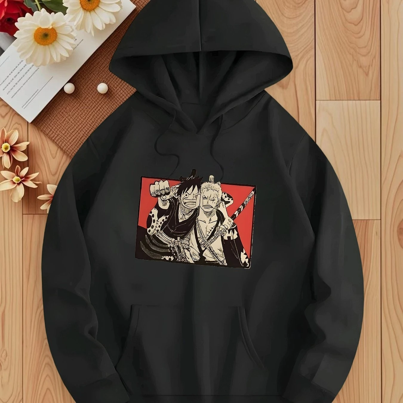 

Цельное аниме ‌ Мужские толстовки с принтом Луффи, удобные осенне-зимние толстовки унисекс большого размера, уличная одежда