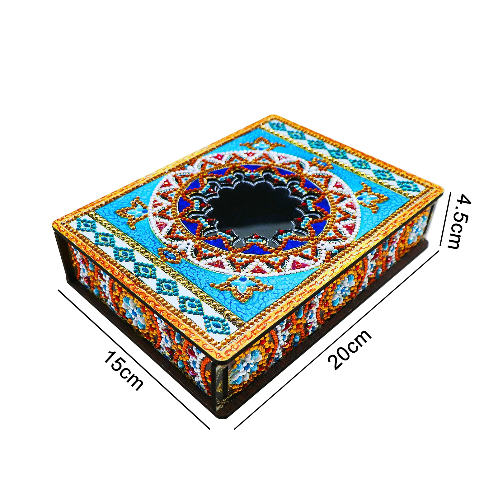 

Special Shaped Bright Drill Diamond Painting Jewelry Box Birthday Gift DIY Mandala Jewelry Box Organizer Case Holder Mosaic Kits