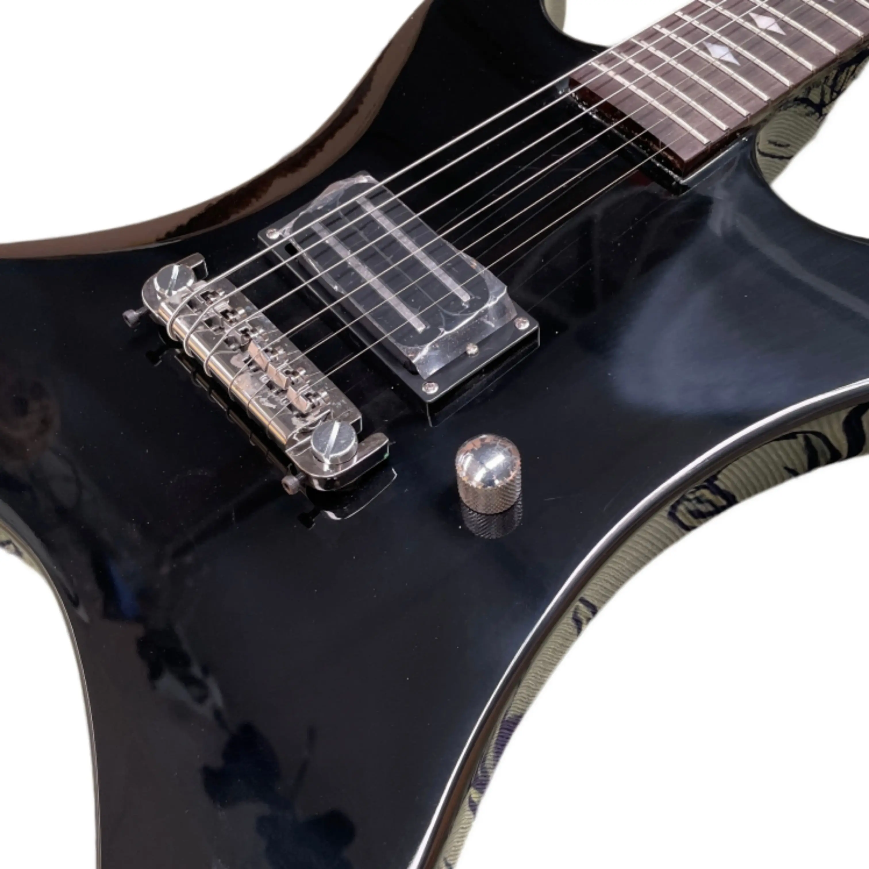 Black 6‑String Solid‑Body Electric Guitar Mahogany Body Guitars, For Both Performances And Daily Practice Guitarra