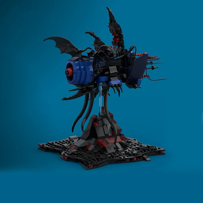 610 قطعة MOC نموذج الرعب الكوني اللبنات العمارة هدية الكريسماس تجميع اللعب لتقوم بها بنفسك فكرة إبداعية التعليم للأطفال #5