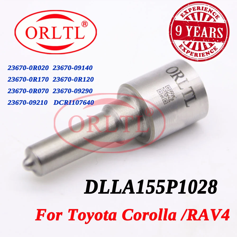 

ORLTL Nozzle DLLA155P1028 Diesel Sprayer DLLA 155 P 1028 Fuel Gun DLLA 155P1028 For 095000-6043 Toyota Corolla Verso 2.2 2AD-FTV