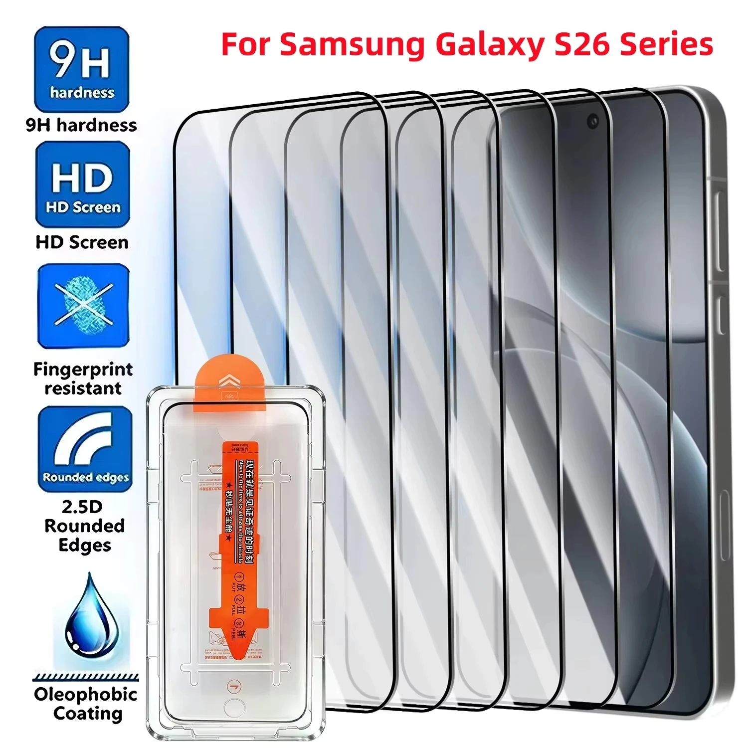 Easy Install HD Screen Protector For Xiaomi Poco F8 Ultra Poco X8 Pro Max F8 Pro Oleophobic Coating Dust Free Tempered Glass