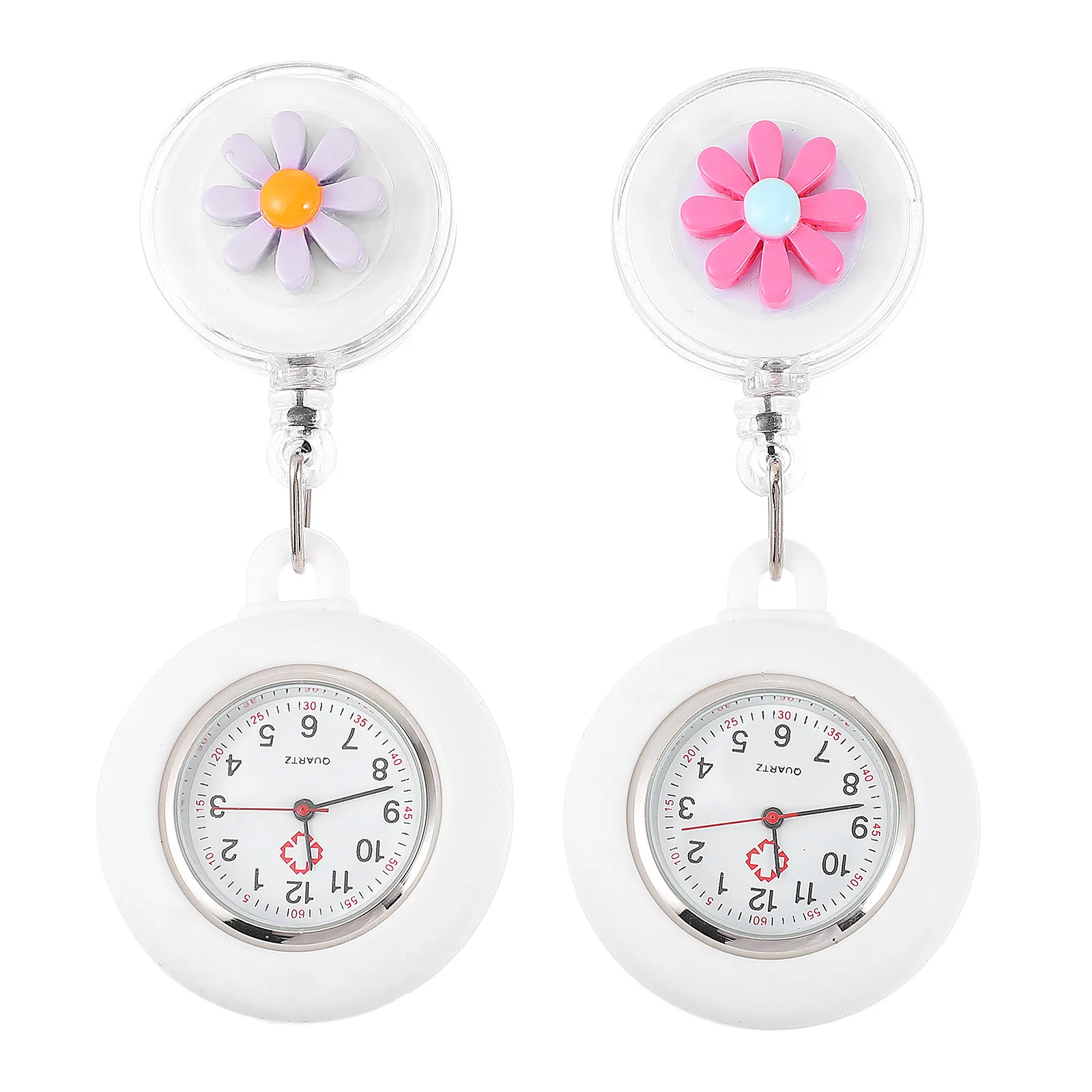 2-pecas-de-relogio-de-bolso-de-silicone-com-design-de-margarida-adoravel-presente-decorativo-para-enfermeiros-medicos-professores-e-estudantes