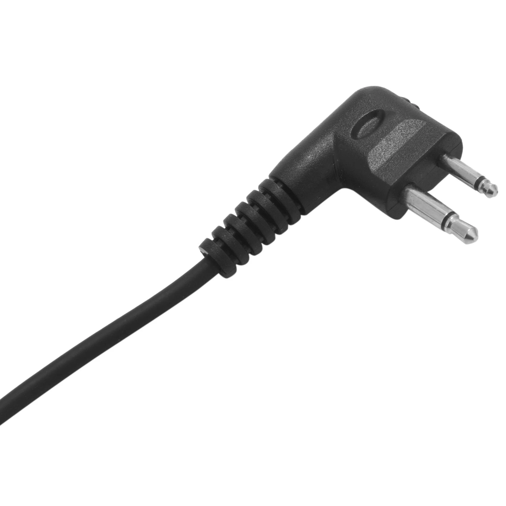 T24C (10 Pack) 2Pin Advanced D Shape Clip-Ear Ptt Headset Earpiece Mic for Motorola 2 Way Radios Gp88S Gp300 Gp68 Gp2000