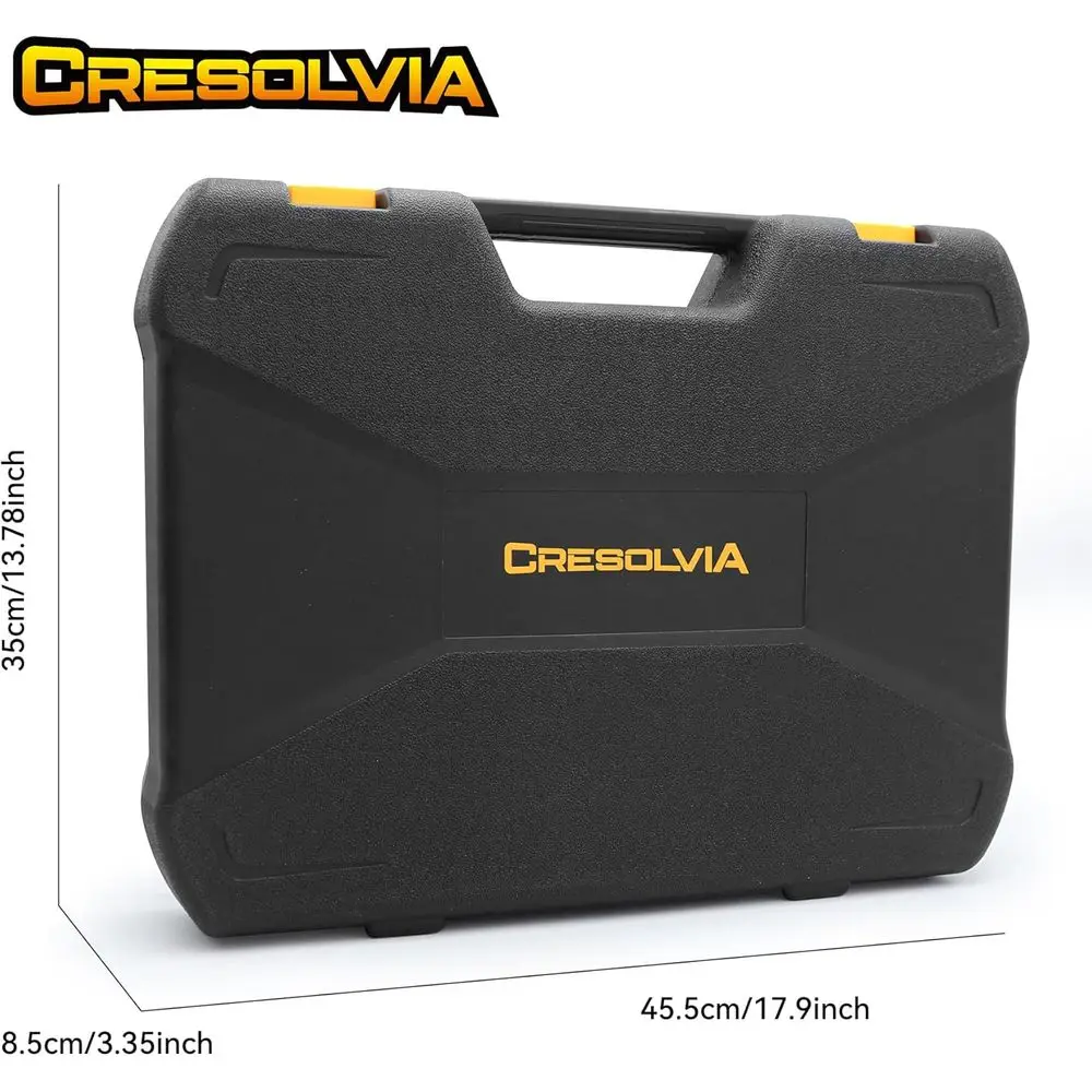 199-Piece Comprehensive Home & Auto Repair Tool Set with Plastic Storage Case for DIY Projects