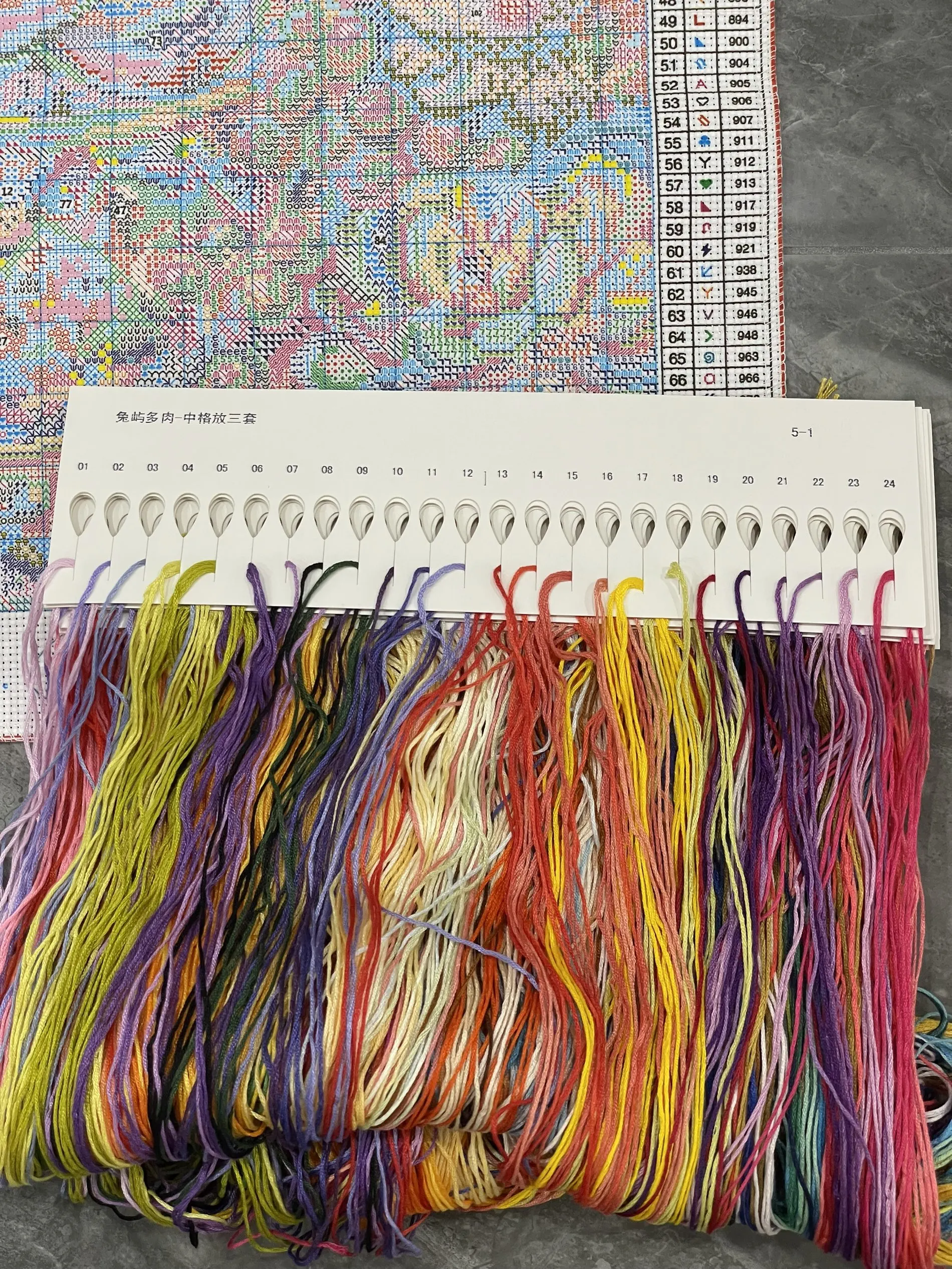Kit de broderie au point de cr - Cotton Embroidery Thread Skeins avis et prix