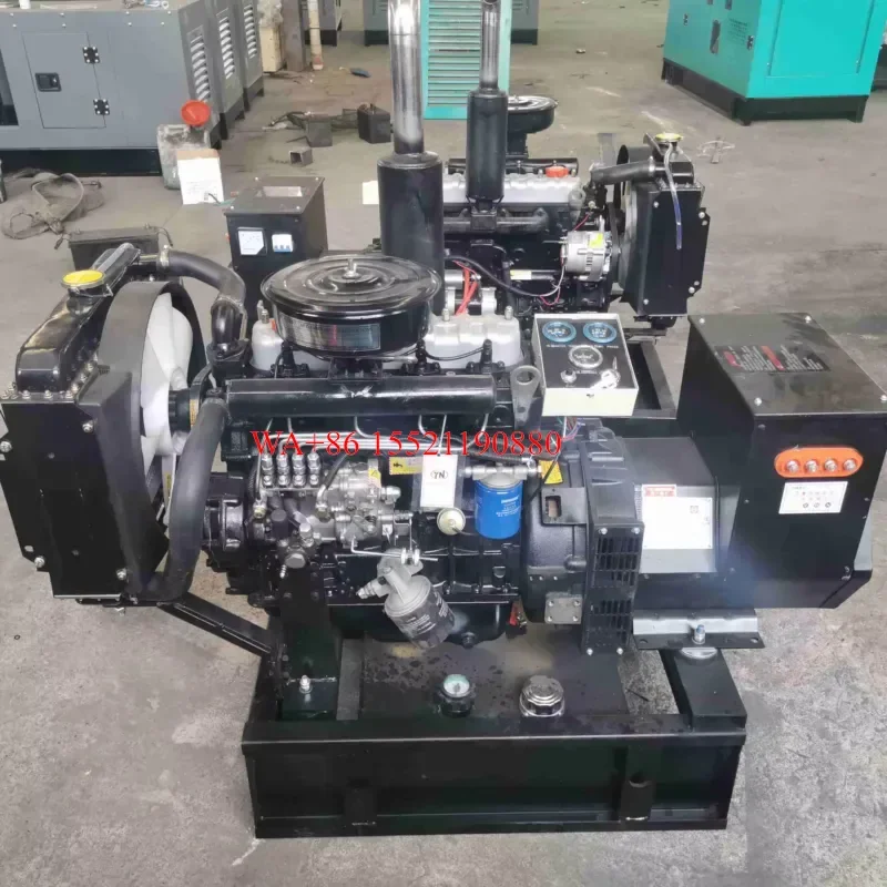 WMWMNU for Superior Quality 20 Kw Small Diesel Generator Set 50Hz Frequency 1500rpm Speed Open Frame for Emergency Use Made