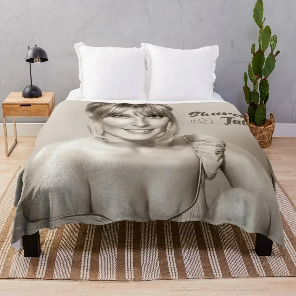 

Sharon Tate Throw Blanket Outdoor Soft Blanket for Picnic Beach Camping