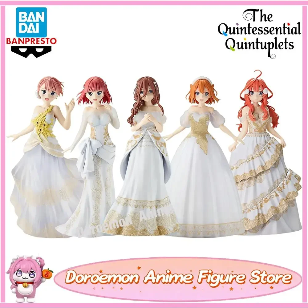 

В наличии оригинальные Bandai Banpresto The Quintessential Quintuplets Kawaii Girls Ichika Nino Nino Yotsuba Itsuki свадебные фигурки
