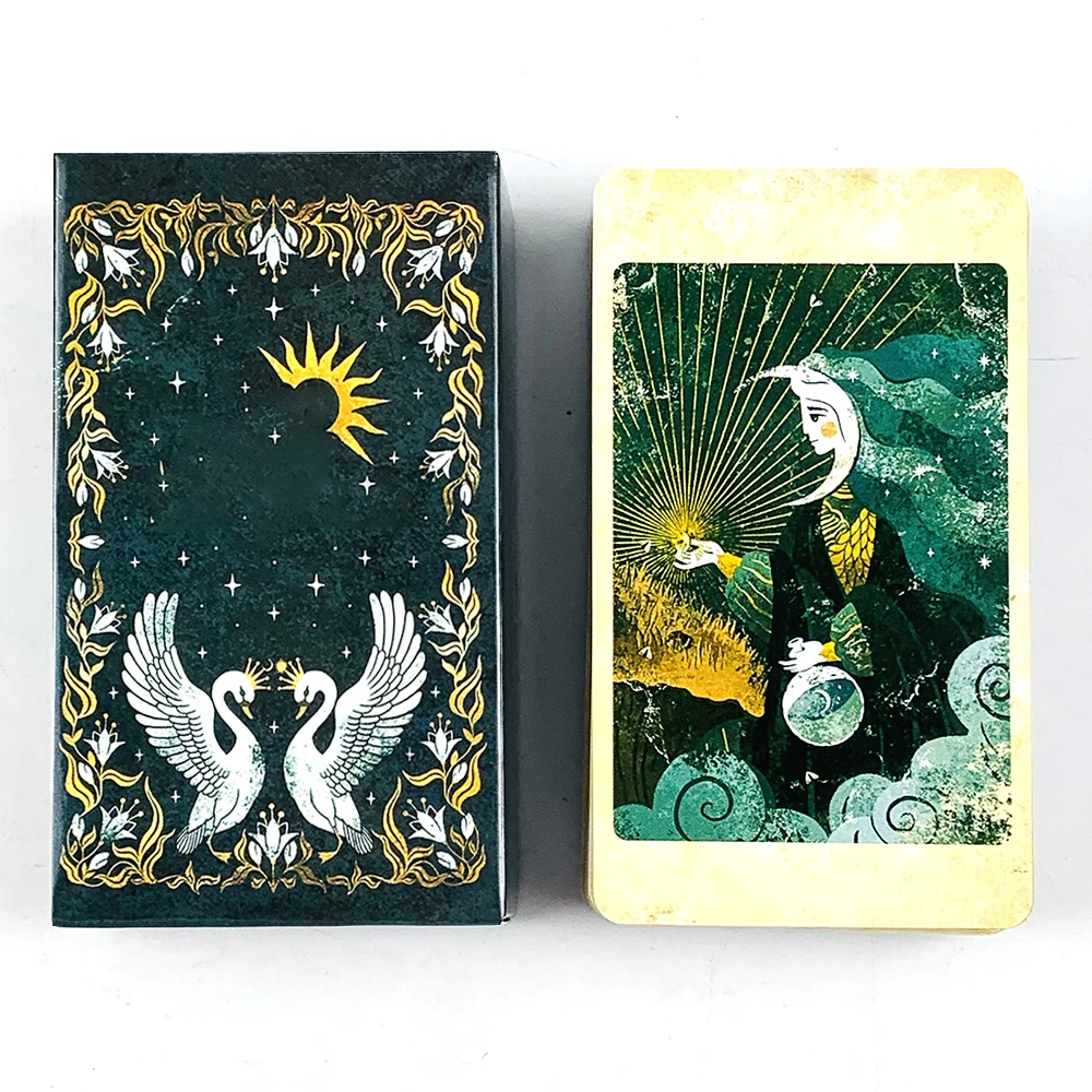 

Tarot Cards A 78pcs Deck English Divination Psychological Oracle Deck With Vibrant Imagery For Future And Past Board Games