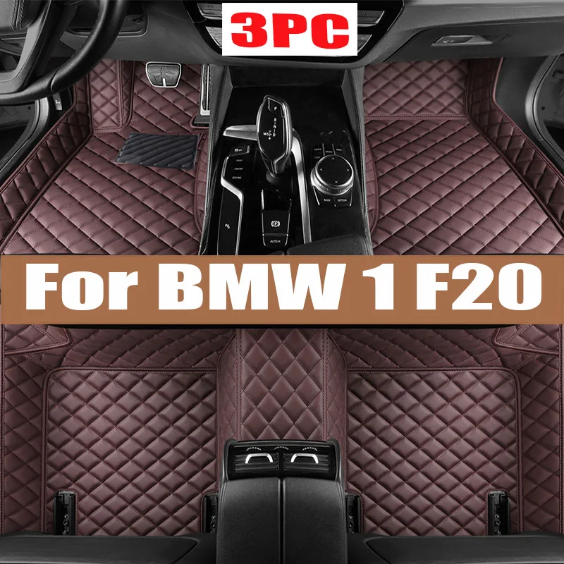 Car Floor Mats For BMW 1 F20 116i 118i (Four Doors) 2012 2013-15 2016 2017 2018 Auto Foot Pads Carpet Cover Interior Accessories