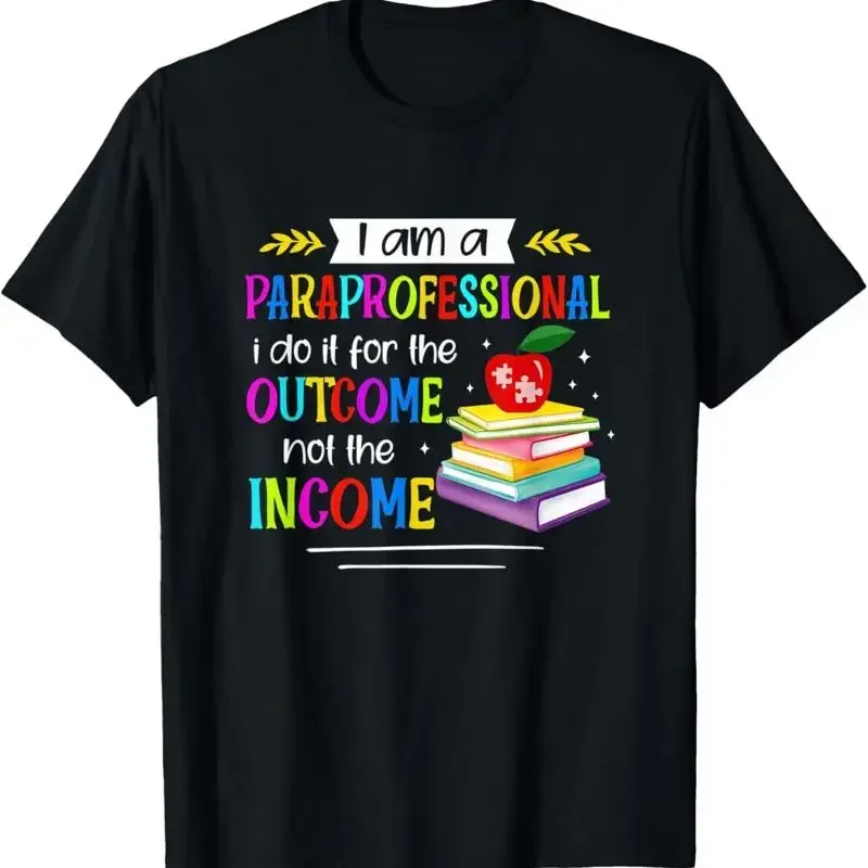 T-shirt "Je suis un paraprofessionnel, je m'engage pour les résultats, je suis fier d'être un assistant pédagogique"